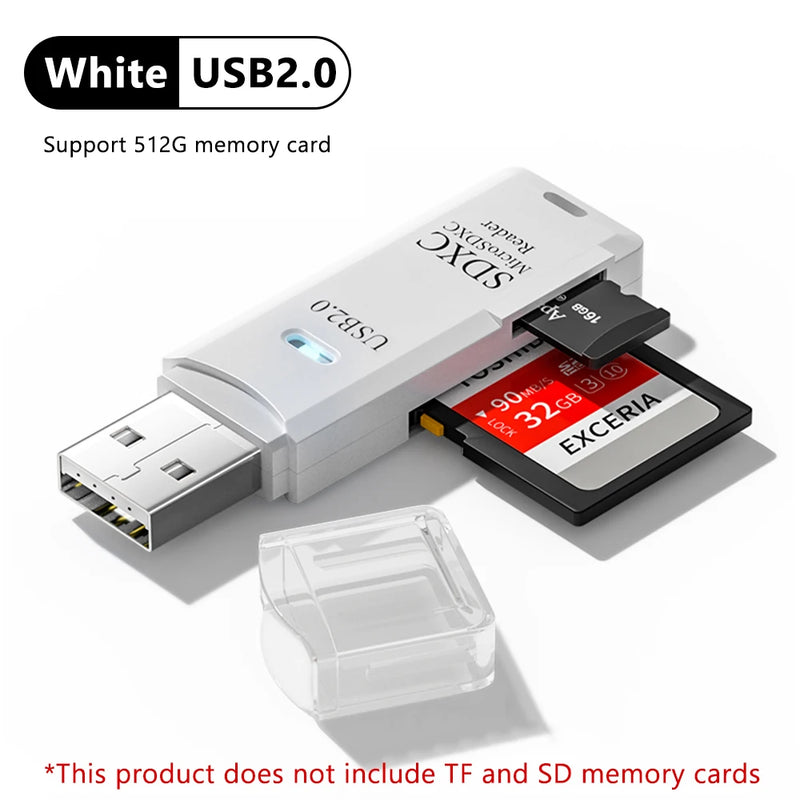 2 em 1 leitor de cartão usb 3.0 micro tf leitor de cartão sd adaptador usb leitor de cartão de alta velocidade cartão de memória tf para pc portátil acessórios