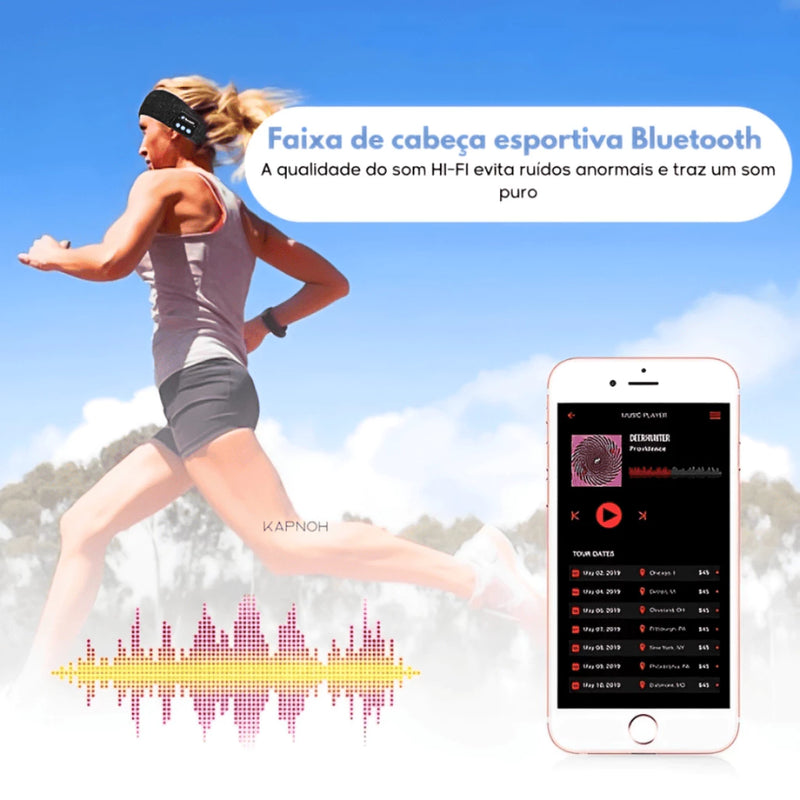 Fone de Ouvido banda Faixa Bluetooth