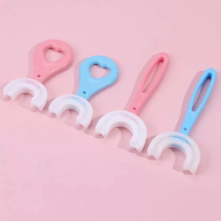 Escova de Dente Infantil 360 em Forma de U 2 a 6 Anos 6 a 12 anos