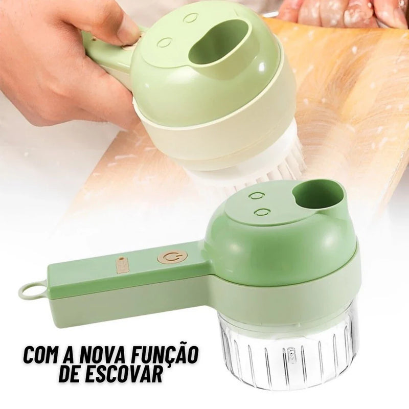 Cortador Elétrico de Vegetais 3 em 1 | Praticidade e Eficiência