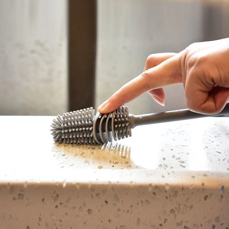 Escova de Vidro Silicone – Limpeza em 1 Toque